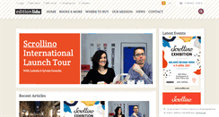 Desktop Screenshot of editionlidu.com